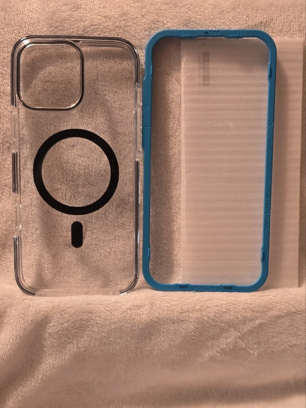 NIB NWT SMART DEVIL iPhone 16 Max - Blue Holographic Phone Case